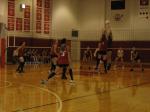 WHS Volleyball in action at home against Mt. Edgecumbe.